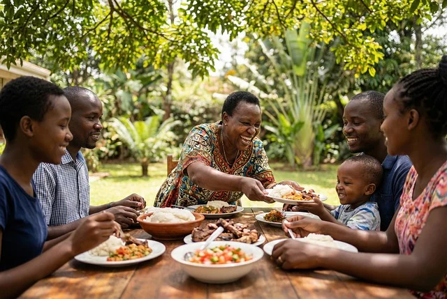 Kenyan family with PAKUA