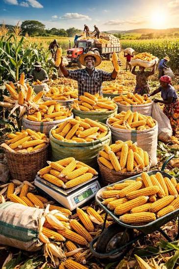 Kenyan maize farmer